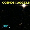 COSMOS J100223.58+022921.6