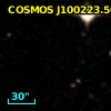 COSMOS J100223.50+022915.9