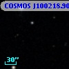 COSMOS J100218.90+022849.7