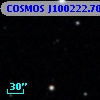 COSMOS J100222.70+022832.3