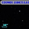 COSMOS J100251.81+022831.7