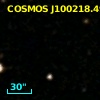 COSMOS J100218.49+022744.0