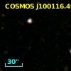 COSMOS J100116.49+023330.0