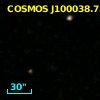 COSMOS J100038.75+023722.4