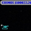 COSMOS J100022.26+023701.0
