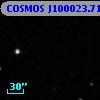 COSMOS J100023.71+023608.4