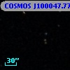 COSMOS J100047.77+023547.4