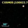 COSMOS J100022.74+023401.0