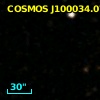 COSMOS J100034.07+023324.1