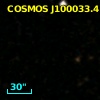 COSMOS J100033.41+023312.0