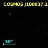 COSMOS J100037.15+022946.0