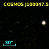 COSMOS J100047.52+022936.4