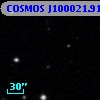 COSMOS J100021.91+022927.6
