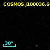 COSMOS J100036.68+022925.0