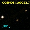 COSMOS J100022.76+022916.4