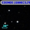 COSMOS J100023.78+022842.6