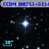 CCDM J00253+5134AB