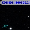 COSMOS J100300.24+024452.8