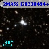 2MASS J20230494+3035429