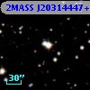 2MASS J20314447+1740395