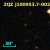 2SLAQ J100953.70-002853.4