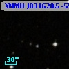 XMMU J031620.5-550330