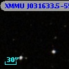 XMMU J031633.5-550412