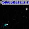 XMMU J031611.1-552117