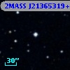 2MASS J21365319+0158465