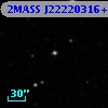 2MASS J22220316+0548447