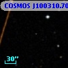 COSMOS J100310.70+013525.1