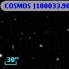 COSMOS J100033.90+013435.5