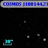 COSMOS J100144.27+015724.9