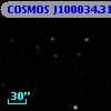 COSMOS J100034.31+015558.3