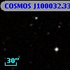 COSMOS J100032.33+015350.7
