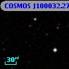 COSMOS J100032.27+015353.1