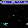 COSMOS J100043.72+014837.3
