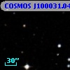 COSMOS J100031.04+020630.3