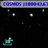 COSMOS J100043.63+015840.1