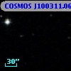 COSMOS J100311.06+021915.5