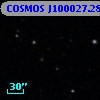 COSMOS J100027.28+024122.8