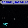 COSMOS J100241.82+025220.2