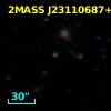 2MASS J23110687+1138047