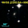 NVSS J220154+000457