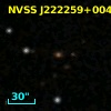 NVSS J222259+004911