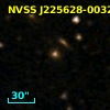 NVSS J225628-003259