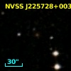 NVSS J225728+003104