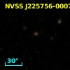 NVSS J225756-000726
