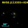 NVSS J113355+024257