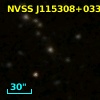 NVSS J115308+033455